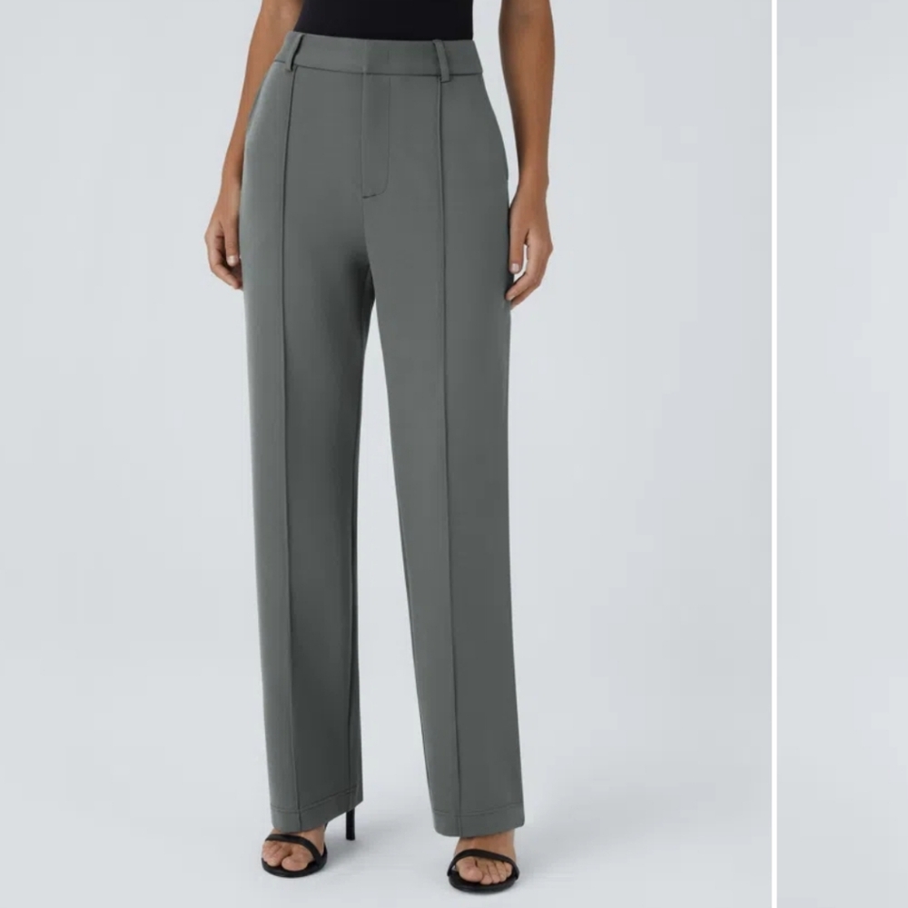 NWT Halara Flex High Waisted Zipper Side Pocket Straight Leg Pant Sz. XS